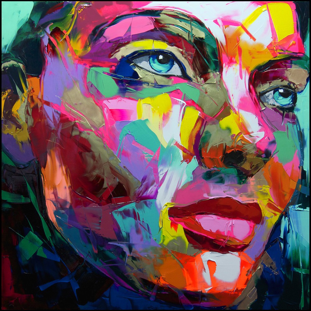 Francoise Nielly Portrait Palette Painting Expression Face188